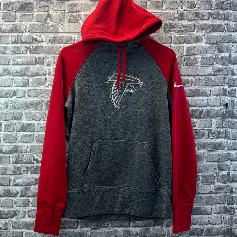Atlanta Falcons Nike Red and Gray Pullover with Logo